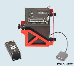 Inertial Measurement Unit: the figure depicts the inertial measurement unit which permits an entire mission to be flown autonomously. This unit is produced and marketed by weControl GmbH, a spin-off of ETH.