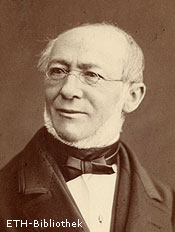 Leitete die Vermessung des Kantons Zürich: Johannes Wild (1814-1895), erster Topografie-Professor am eidgenössischen Polytechnikum.
