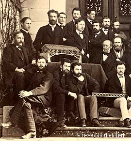 Zukünftige Funktionselite: Ingenieurschule des Polytechnikums, um 1870.