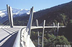 Bau: Sunnibergbrücke von Prof. C. Menn