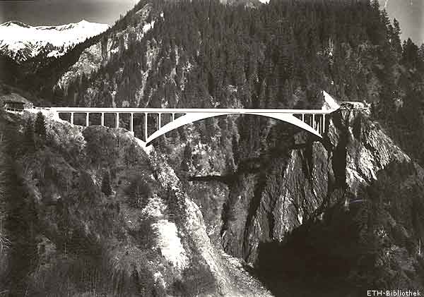 Salginatobelbrücke Schiers, 1930
