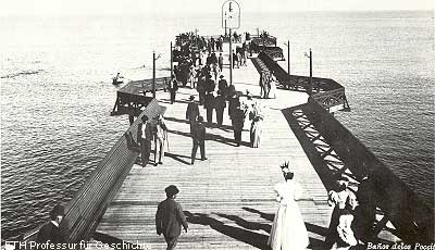 Auswanderung nach Lateinamerika: Pier von Poccitos am La Plata, 1880