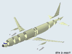 Parametric Associative Representation of a Passenger Aircraft